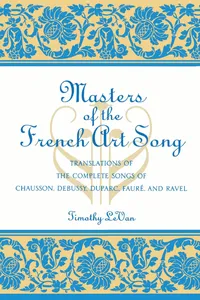 Masters of the French Art Song_cover