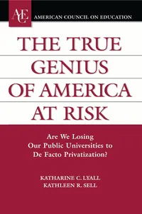The True Genius of America at Risk_cover