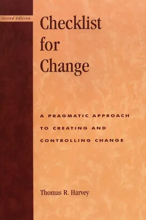 Checklist for Change