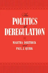 The Politics of Deregulation_cover