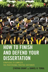 How to Finish and Defend Your Dissertation_cover