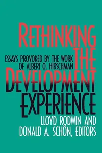 Rethinking the Development Experience_cover