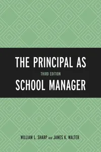 The Principal as School Manager_cover