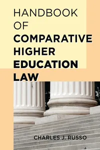 Handbook of Comparative Higher Education Law_cover