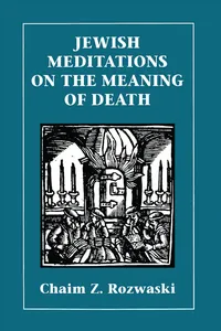 Jewish Meditations on the Meaning of Death_cover