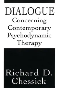 Dialogue Concerning Contemporary Psychodynamic Therapy_cover