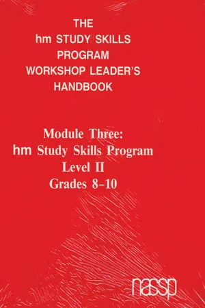 Workshop Leader's Handbook: Level II Grades 8-10