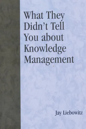 What They Didn't Tell You About Knowledge Management