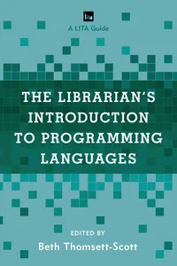 The Librarian's Introduction to Programming Languages_cover