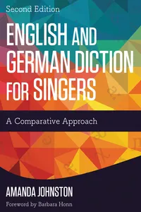 English and German Diction for Singers_cover