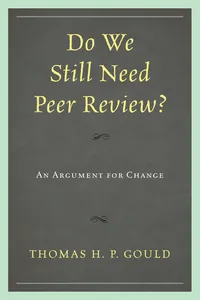 Do We Still Need Peer Review?_cover