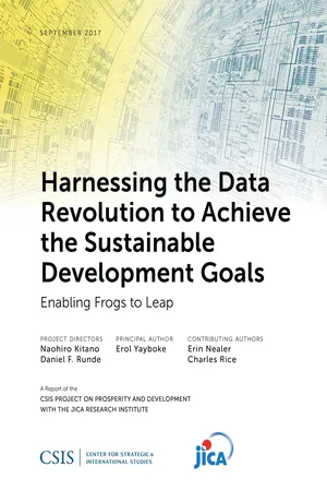 Harnessing the Data Revolution to Achieve the Sustainable Development Goals