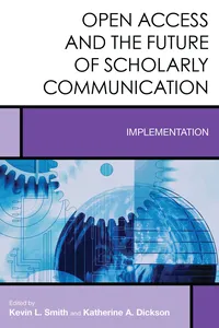 Open Access and the Future of Scholarly Communication_cover