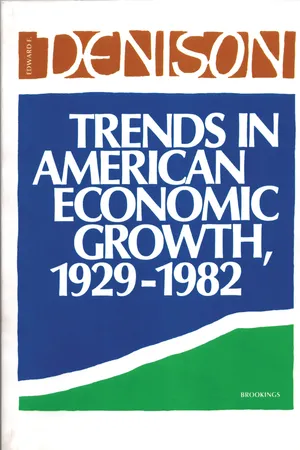Trends in American Economic Growth