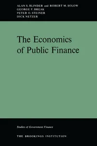 The Economics Of Public Finance_cover