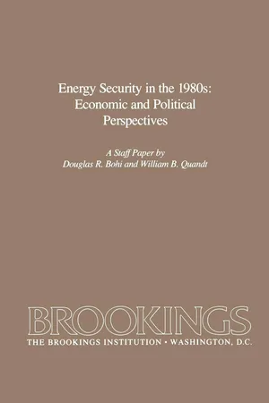 Energy Security in the 1980s