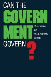 Can the Government Govern?_cover
