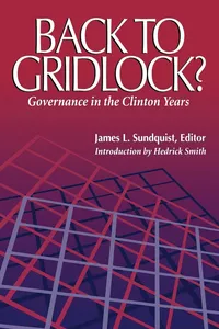 Back to Gridlock?_cover
