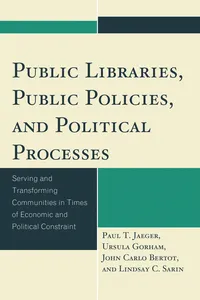 Public Libraries, Public Policies, and Political Processes_cover