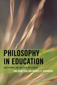 Philosophy in Education_cover