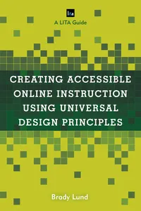Creating Accessible Online Instruction Using Universal Design Principles_cover