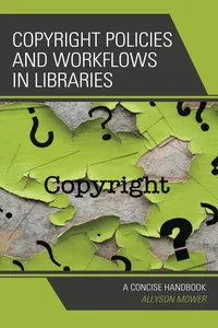 Copyright Policies and Workflows in Libraries_cover