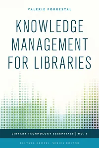 Knowledge Management for Libraries_cover
