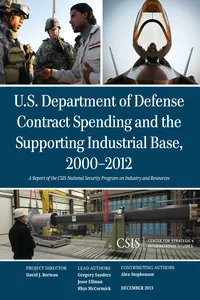 U.S. Department of Defense Contract Spending and the Supporting Industrial Base, 2000-2012_cover
