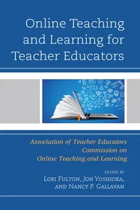 Online Teaching and Learning for Teacher Educators_cover