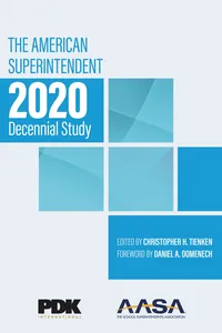 The American Superintendent 2020 Decennial Study_cover