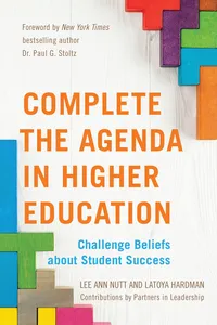 Complete the Agenda in Higher Education_cover