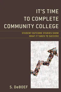 It's Time to Complete Community College_cover