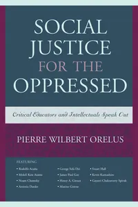 Social Justice for the Oppressed_cover