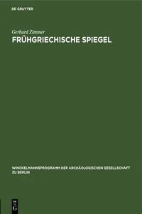 Frühgriechische Spiegel_cover