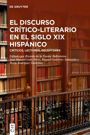 El discurso crítico-literario en el siglo XIX hispánico
