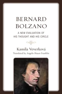 Bernard Bolzano_cover