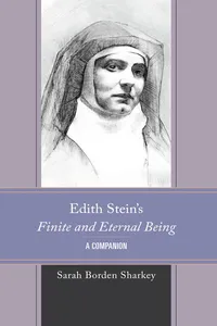 Edith Stein's Finite and Eternal Being_cover