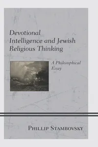 Devotional Intelligence and Jewish Religious Thinking_cover