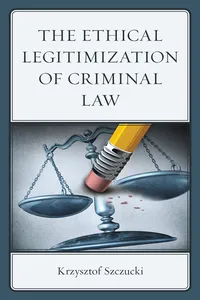 The Ethical Legitimization of Criminal Law_cover