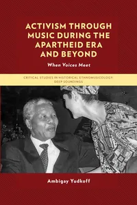 Activism through Music during the Apartheid Era and Beyond_cover