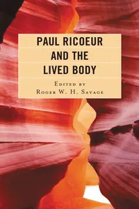 Paul Ricoeur and the Lived Body_cover