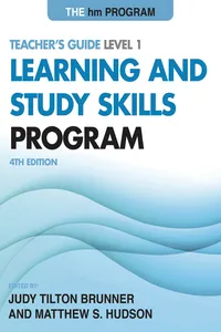 The hm Learning and Study Skills Program_cover
