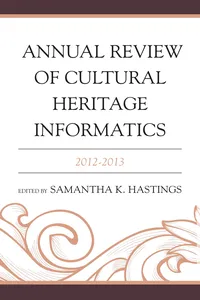 Annual Review of Cultural Heritage Informatics_cover