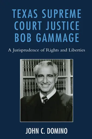 Texas Supreme Court Justice Bob Gammage