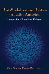 Post-Stabilization Politics in Latin America_cover