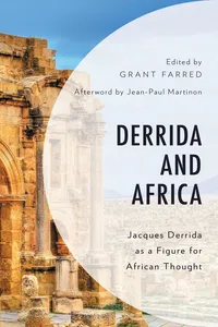 Derrida and Africa_cover