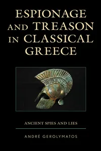 Espionage and Treason in Classical Greece_cover