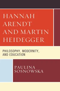 Hannah Arendt and Martin Heidegger_cover