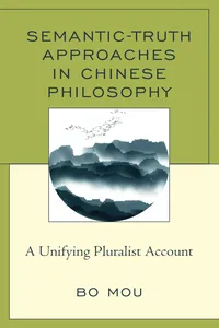 Semantic-Truth Approaches in Chinese Philosophy_cover