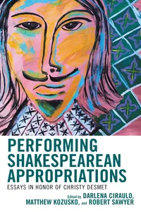 Performing Shakespearean Appropriations_cover